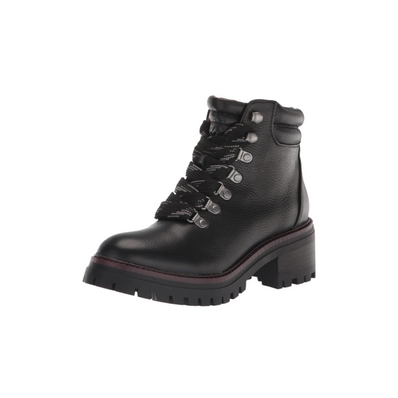 Gentle Souls Brooklyn 2.1 Black Leather Combat Boots - Picture 2 of 15